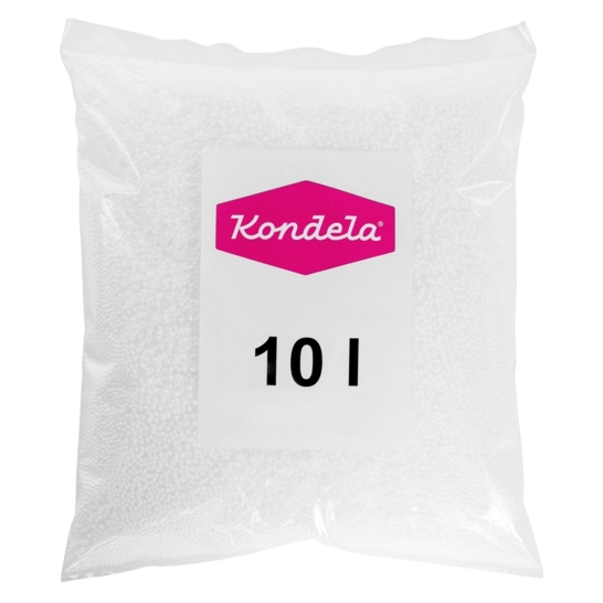Kitöltés a babzsákokba, EPS poliészter golyók, csomagolás 10 l