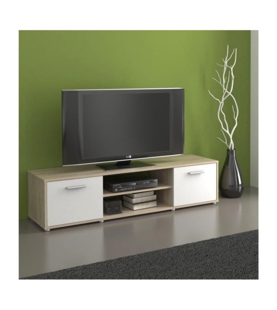 TV asztal, fehér, ZUNO NEW 01 raktárról