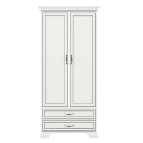 Kétajtós szekrény 2D2S, woodline bézs, TIFFY 02