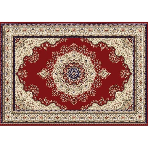 Szőnyeg, vörös/szín mix/minta, 100x150, KENDRA TYP 3
