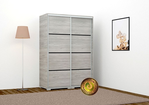 Borneo Tolóajtós Gardrób (140 cm)