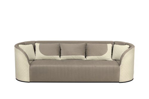 Design1 kanapé S16-Bézs bőr