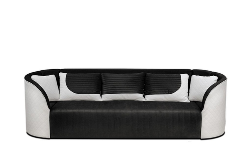 Design1 kanapé S99-Fehér bőr