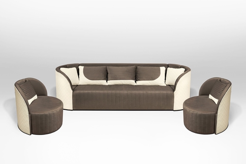 Design1 ülőgarnitúra S28-Bézs bőr
