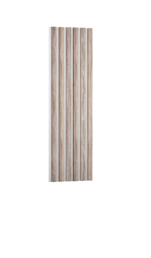 Tritón Falpanel 165 x 60 cm Lap: Fehér Léc: Sonoma