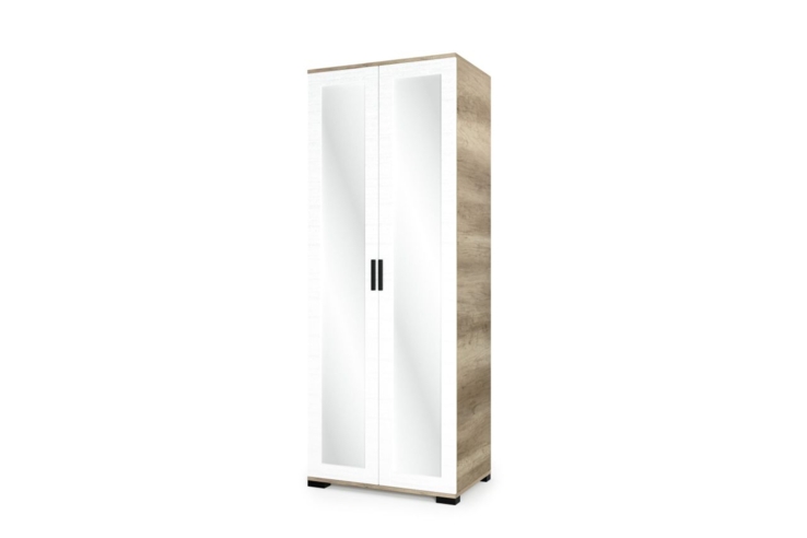 Galaxy Gardrób G6 (80 cm) canyon tölgy-rusztik fehér