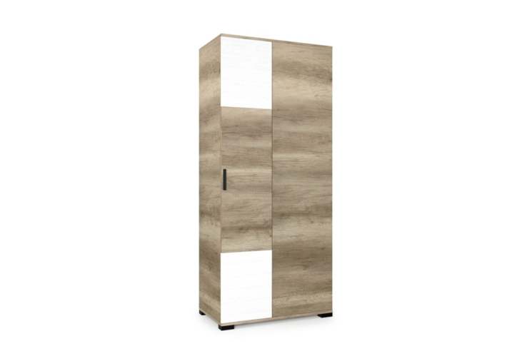 Galaxy Gardrób sarokelem G9 (92 cm) canyon tölgy-rusztik fehér