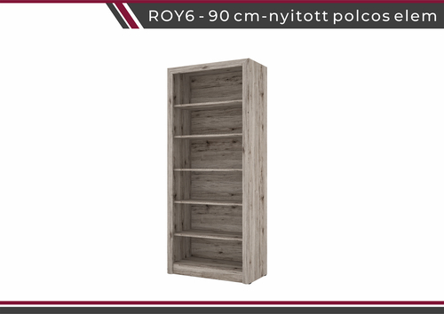 Roy6 Nyitott Polcos Elem (90 cm)