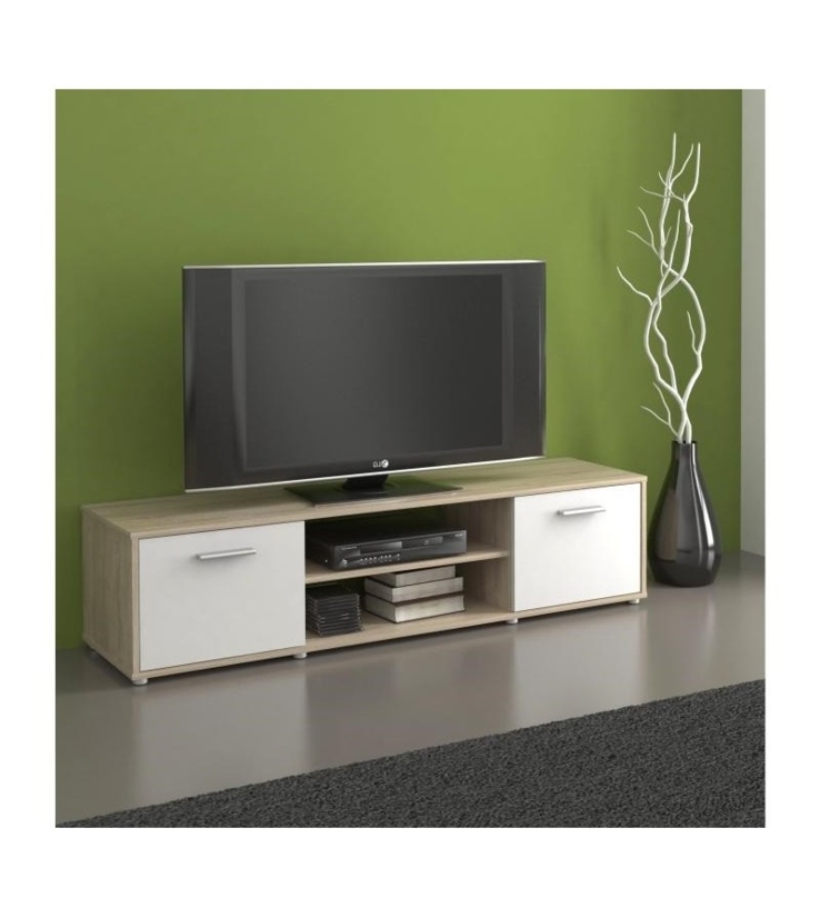 TV asztal, fehér, ZUNO NEW 01 raktárról