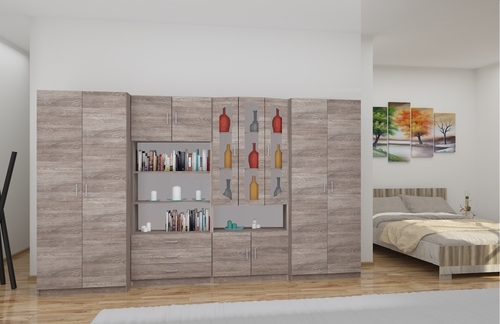 UNI Viktória 320 cm Trüffel