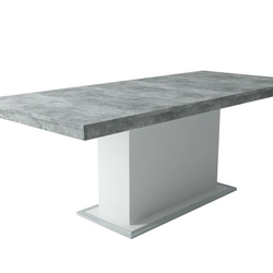 flora_asztal_200cm_beton_feher