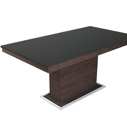 flora_plusz_asztal_wenge_fekete_uveglappal