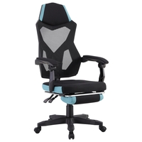 Irodai/gamer szék, fekete/neomint, JORIK
