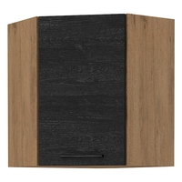 Felsőszekrény, tölgy lancelot/szürke matt, VEGA 58x58 GN-72 1F