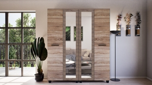 Avalon Gardrób 160 cm Sonoma-Sonoma-Trüffel