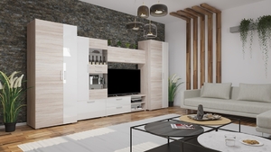 Capri MF-17 összeállítás 380 cm 130 cm-es Tv-s hátlappal