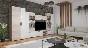 Capri MF-21 összeállítás 390 cm 130 cm-es Tv-s hátlappal