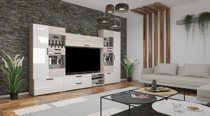 Capri MF-23 összeállítás 310 cm 130 cm-es Tv-s hátlappal