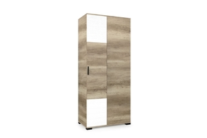 Galaxy Gardrób sarokelem G9 (92 cm) canyon tölgy-rusztik fehér