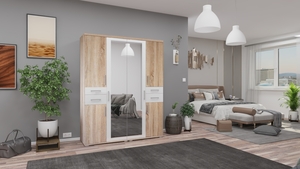 GIB Salon 1. 160 cm Sonoma-Fehér