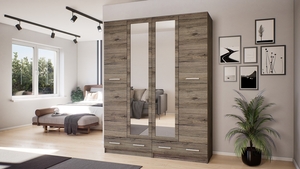 Malibu-2 Gardrób 160 cm Sanremo-Sanremo