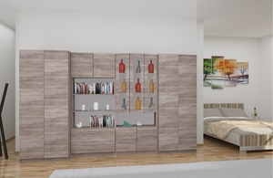 UNI Viktória 320 cm Trüffel